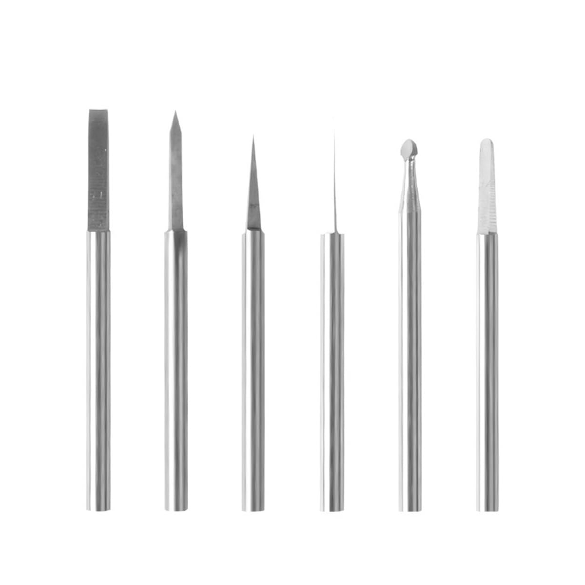 Serplex 6Pcs Carving Bits Detail Carving Bits for Dremel Rotary Tool Engraving Bit Stainless Steel Carving Drill Bit Detailing Engraving Bits Rotary Carving Bits for DIY Wooden Carving Woodworking Serplex 6Pcs Carving Bits Detail Carving Bits for Dremel Rotary Tool Engraving Bit Stainless Steel Carving Drill Bit Detailing Engraving Bits Rotary Carving Bits for DIY Wooden Carving Woodworking